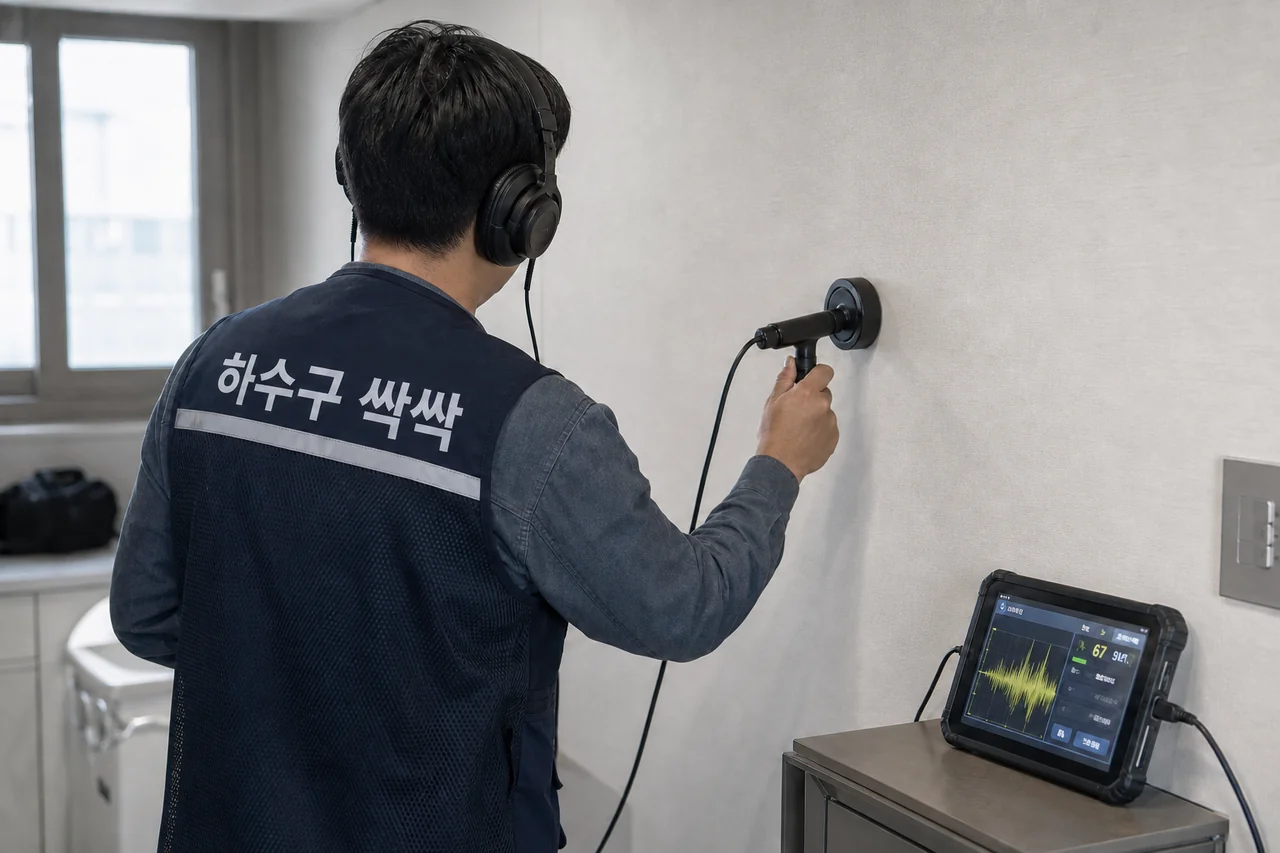 누수 탐지